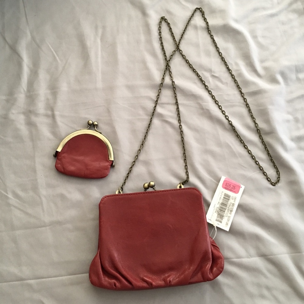 Westport Collection Red 50’s style Leather Handbag